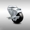 Service Caster 3 Inch SS Hard Rubber Wheel Swivel Bolt Hole Caster with Brake SCC-SSBH20S314-HRS-TLB - alternate 1